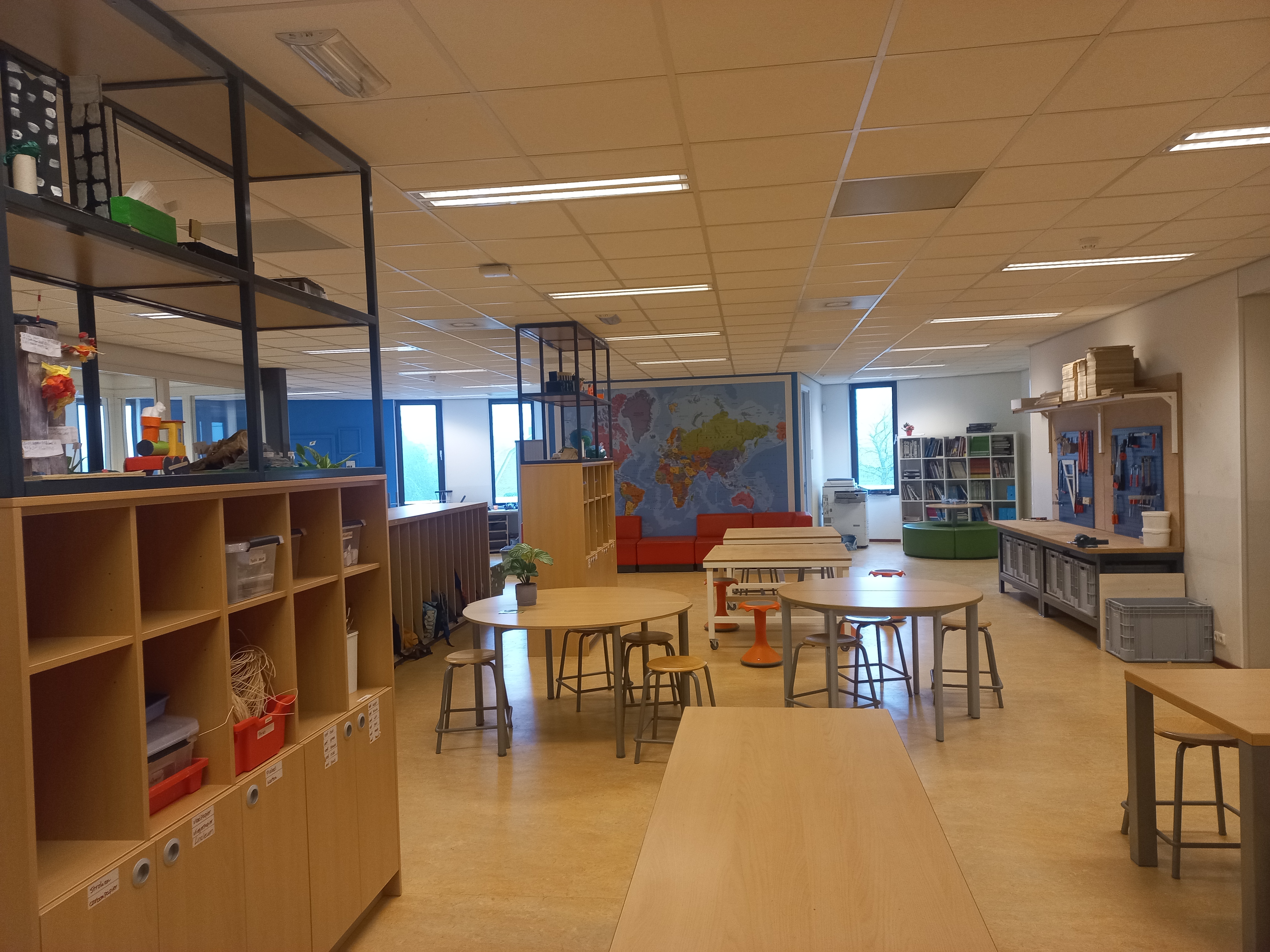 Kijkje in onze school  3-leerplein